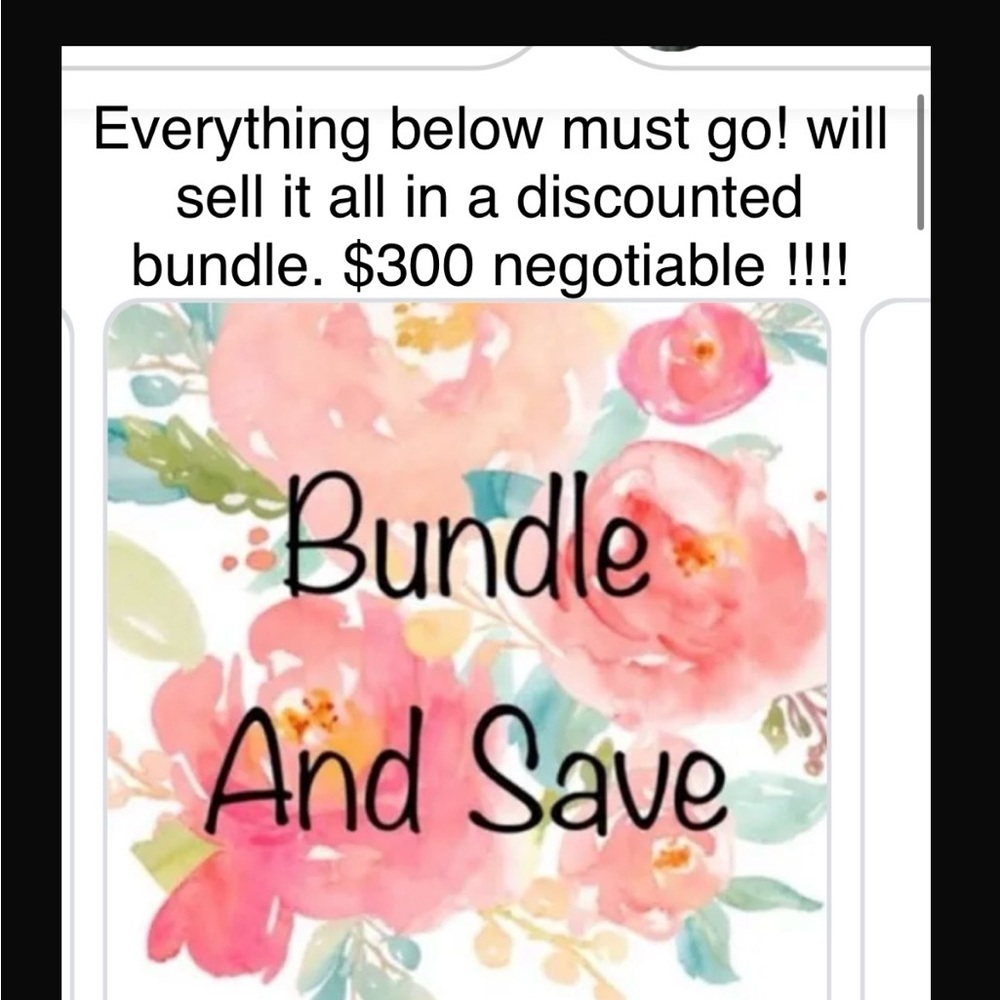 Floral Bundle and Save Sign